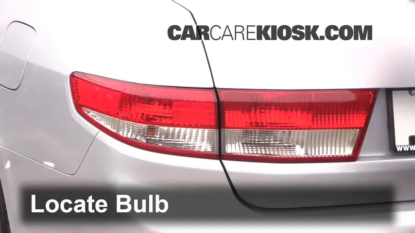 2005 Honda Accord EX 3.0L V6 Sedan (4 Door) Lights Reverse Light (replace bulb)